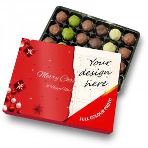Promotional-24-Door-Chocolate-Truffle Branded Advent Calendar Cholocates